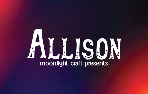 Allison: A Versatile Slab Serif Font for Creative Branding