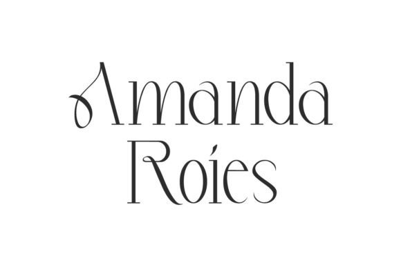 Amanda Roies Font: Elevate Your Brand with a Stylish Serif Typeface