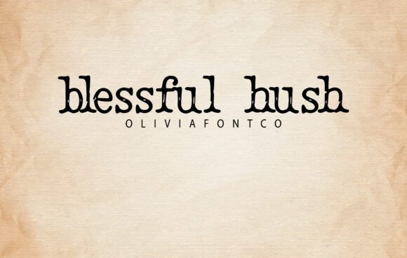 Blessful Hush: A Serif Font That Elevates Your Brand