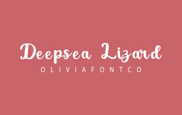 Deepsea Lizard: A Font for Impactful Digital Design