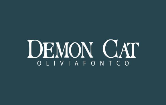 Demon Cat Font for Web Design