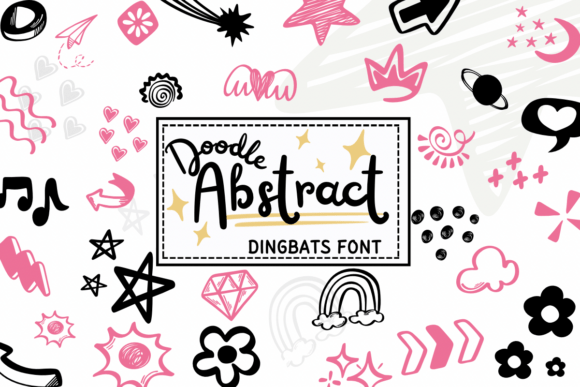 Doodle Abstract: A Creative Font for Modern Web Design