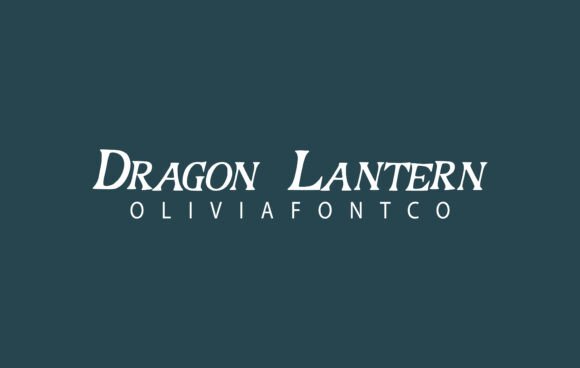 Dragon Lantern Font for Handmade Creators