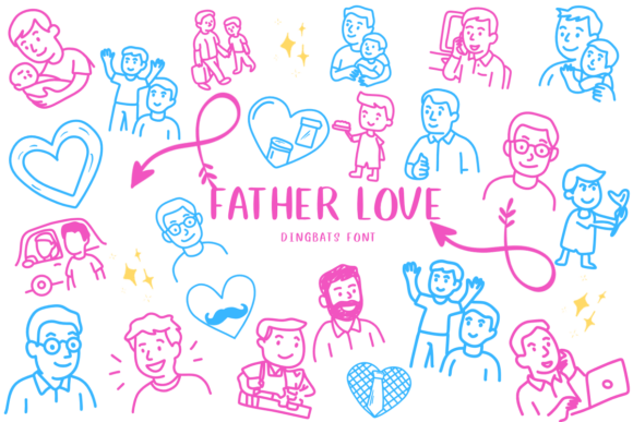 Father Love: A Font for Emotional Expression and Editorial Grace