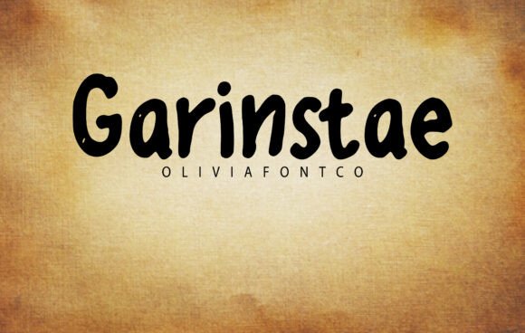 Garinstae: A Display Font That Elevates Your Craft Projects