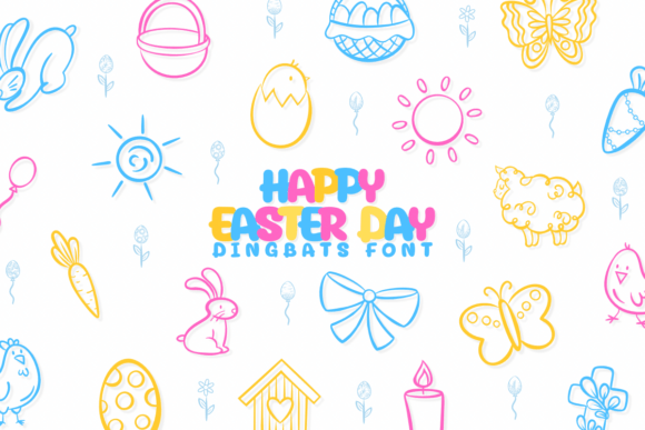 Happy Easter Day: A Festive Font for Editorial Design