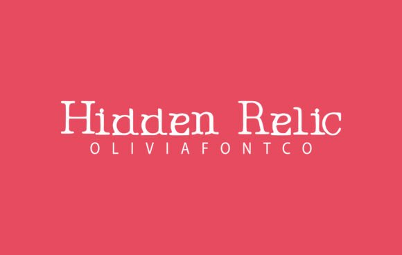 Hidden Relic: A Font That Adds Soul to Your Web Design