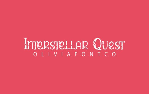Interstellar Quest: A Romantic Handwritten Font for Editorial Design