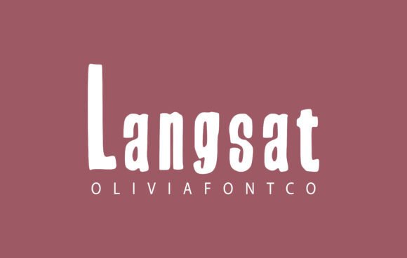 Langsat: A Handwritten Font for Creative Web Design