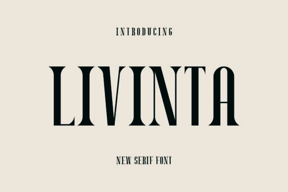 Livinta: A Serif Font That Elevates Digital Branding