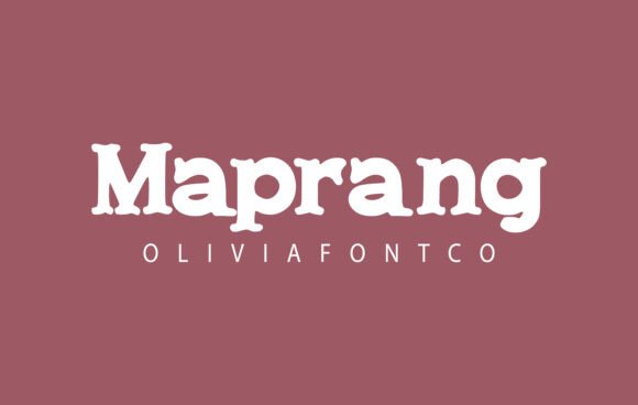 Maprang: The Serif Font That Elevates Your Brand’s Visual Story