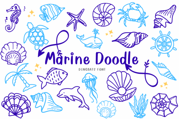 Marine Doodle: A Font for the Ocean of Creativity