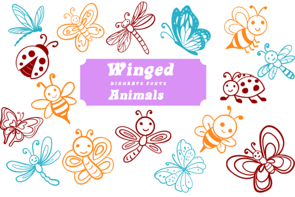 Winged Animals: A Font That Flies Into Campaigns